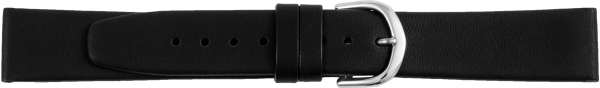 Lederuhrarmband schwarz XL
