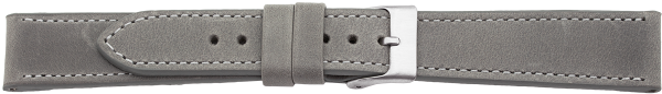 PREMIUM leather watchstrap grey XL