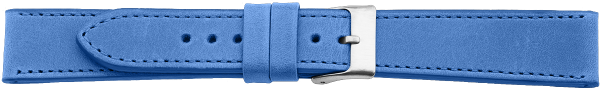 PREMIUM leather watchstrap blue XL