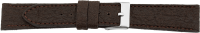 pi&ntilde;astrap Uhrarmband vegan dunkelbraun