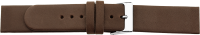 leather watch strap screwed ends brown
