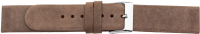 leather watch strap screwed ends brown