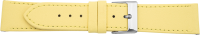 leather watch strap light yellow