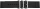Lederuhrarmband schwarz