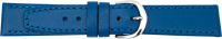 leather watch strap blue XS
