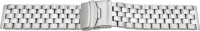 Verschlussuhrarmband Edelstahl massiv