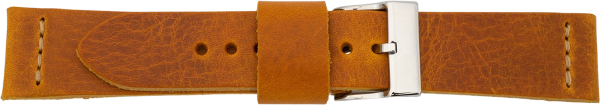PREMIUM Lederuhrarmband cognac