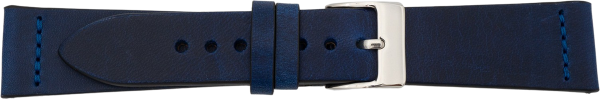 PREMIUM leather watchstrap blue