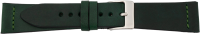 PREMIUM Lederuhrarmband gr&uuml;n