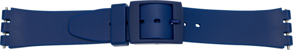 Kunststoffuhrarmband PVC blau