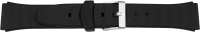 Kunststoffuhrarmband PU schwarz
