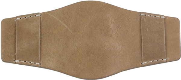 Lederunterlage sand