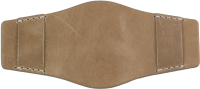 leather cuff dark sand