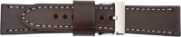 PREMIUM leather watchstrap refined by hand brown