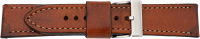 PREMIUM leather watchstrap refined by hand cognac