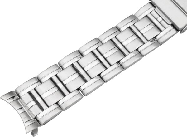 Verschlussuhrarmband Edelstahl runder Anstoß