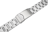 Verschlussuhrarmband Edelstahl runder Anstoß