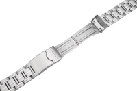 Verschlussuhrarmband Edelstahl runder Anstoß