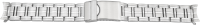 Verschlussuhrarmband Edelstahl runder Anstoß