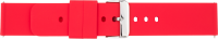 silicone watch strap red