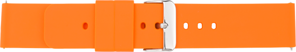 silicone watch strap orange
