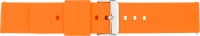 silicone watch strap orange
