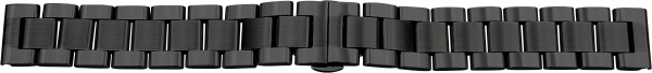 Stainless Steel Link Bracelet Solid Anthracite