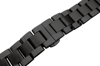 Stainless Steel Link Bracelet Solid Anthracite