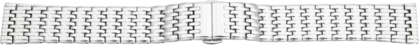 Verschlussuhrarmband Edelstahl massiv