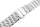 Verschlussuhrarmband Edelstahl massiv