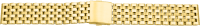 folded metal band stainless steel solid gold