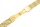 Verschlussuhrarmband Edelstahl massiv gold