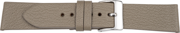 PREMIUM leather watchstrap goat clay grey XS
