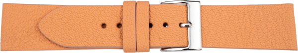 PREMIUM leather watchstrap goat pastel orange XS