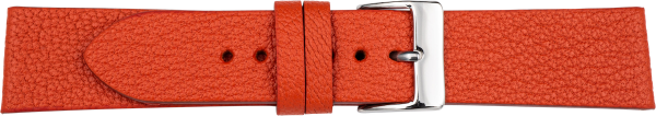 PREMIUM Lederuhrarmband Goat orange XS