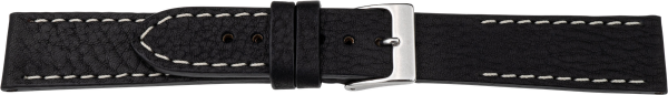 PREMIUM leather watch strap black