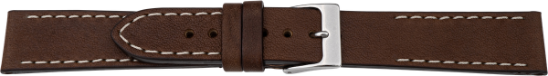PREMIUM leather watch strap dark brown