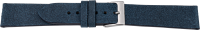 PREMIUM leather watch strap suede blue