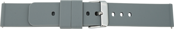 silicone watch strap grey