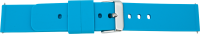 silicone watch strap light blue