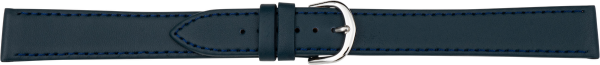 leather watch strap blue XXL