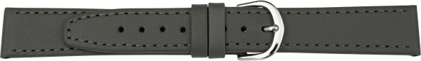 Lederuhrarmband grau XL