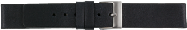 PREMIUM Lederuhrarmband schwarz