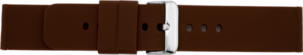 silicone watch strap brown