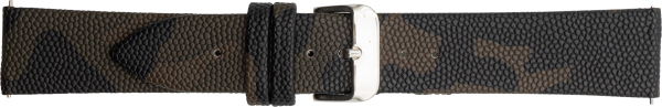 faux leather strap camouflage brown