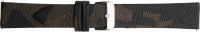 faux leather strap camouflage brown