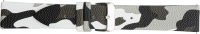 faux leather strap camouflage grey