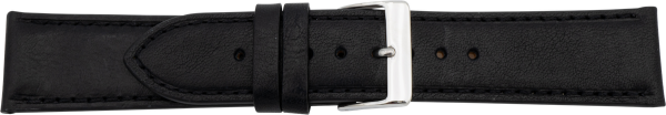 leather watch strap black | Italian Leather