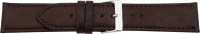 leather watch strap dark brown | Italian Leather