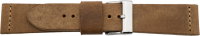 PREMIUM leather watchstrap wheat brown